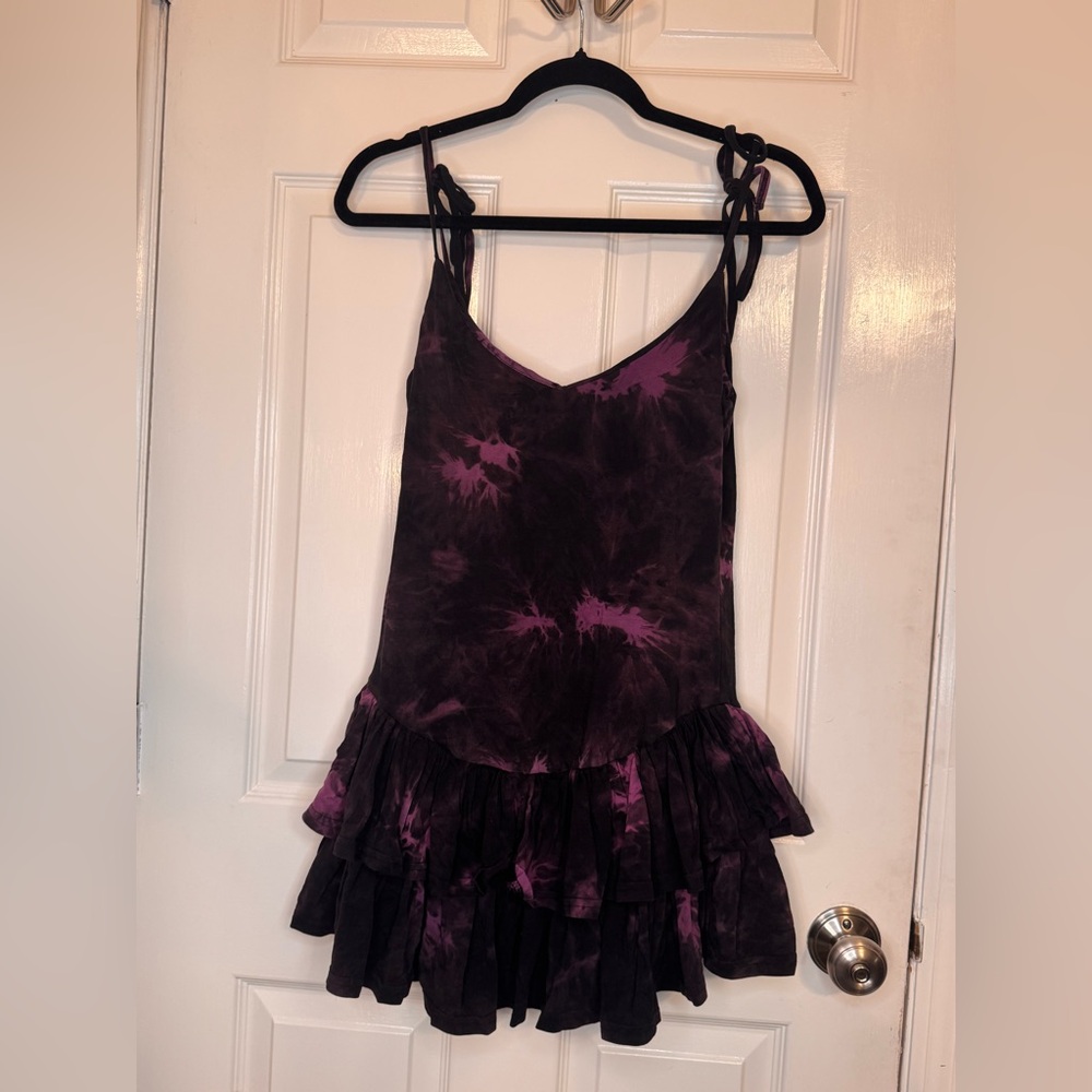 The Grave Girls Purple Tie-Dye dress